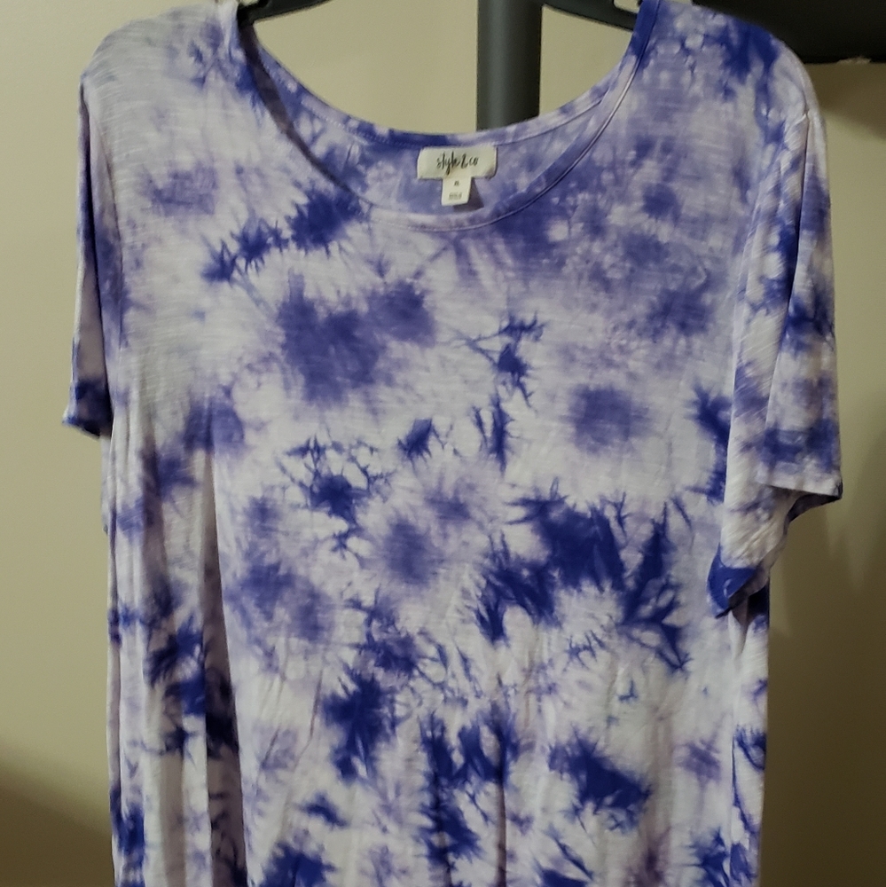 Tie-dyed shirt